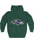 Unisex Full Zip Ravens™ Hoodie