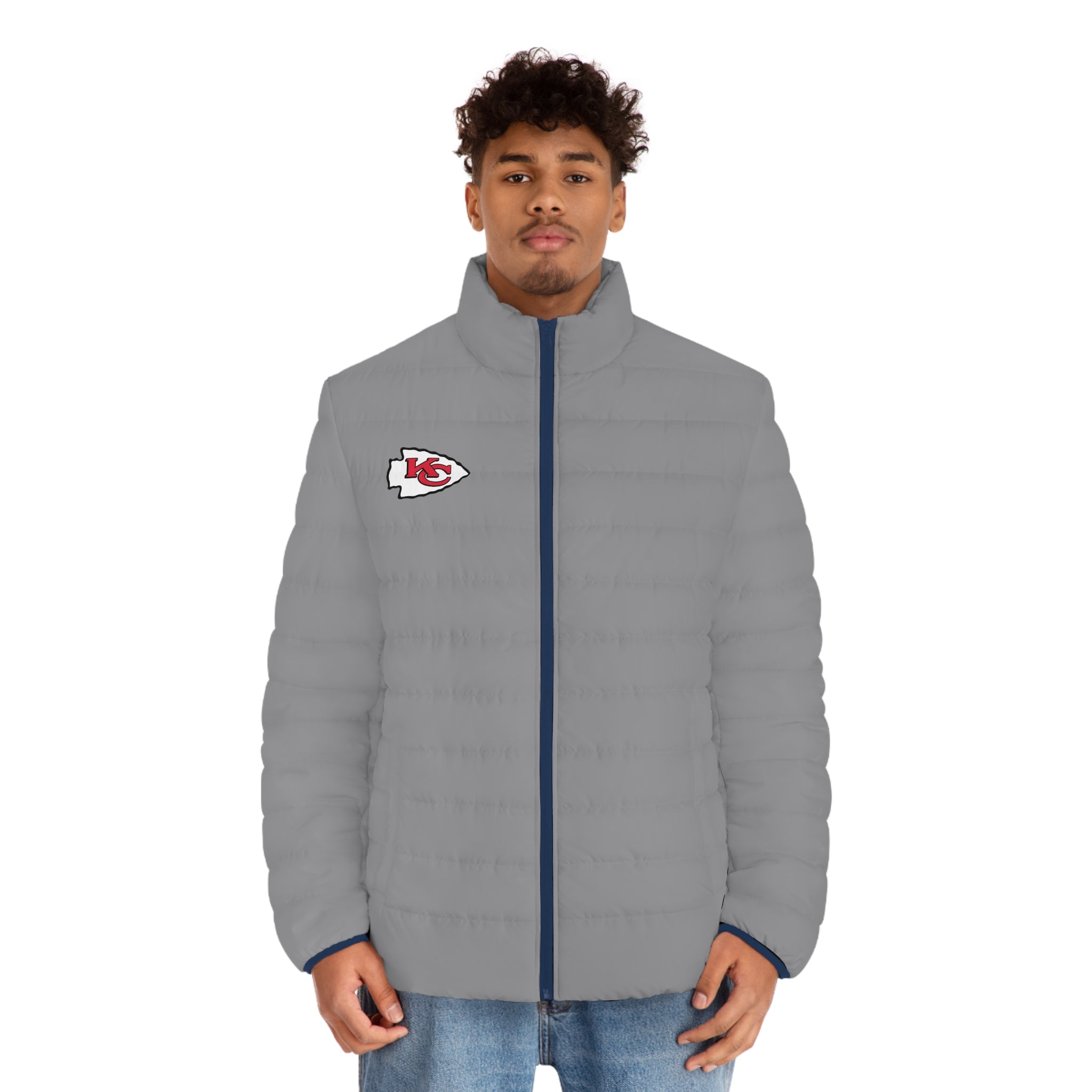 Men&#39;s Grey Kansas City Chiefs™ Puffer Jacket