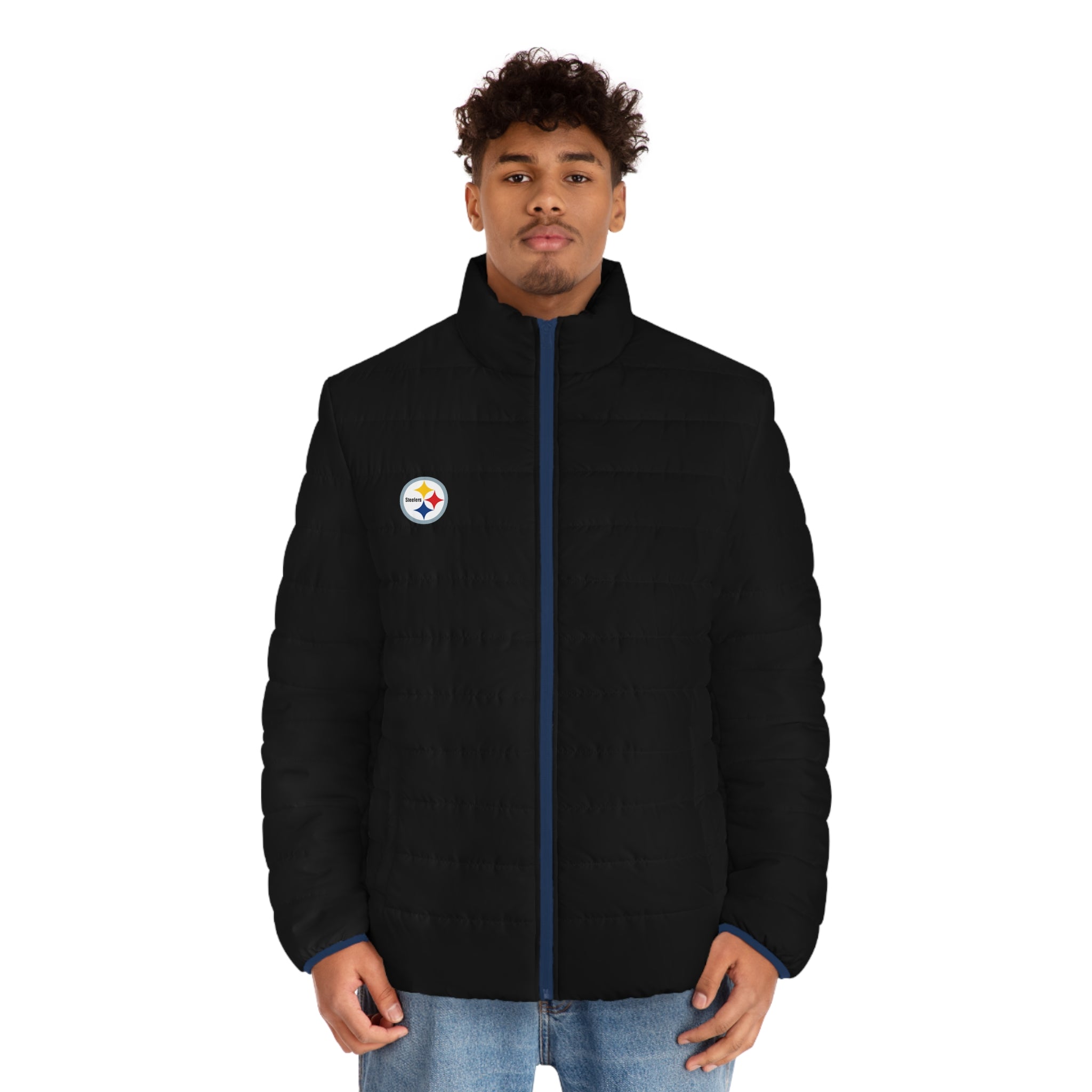 Men&#39;s Black Steelers™ Puffer Jacket