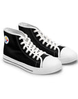 Women's Black Steelers™ High Top Sneakers