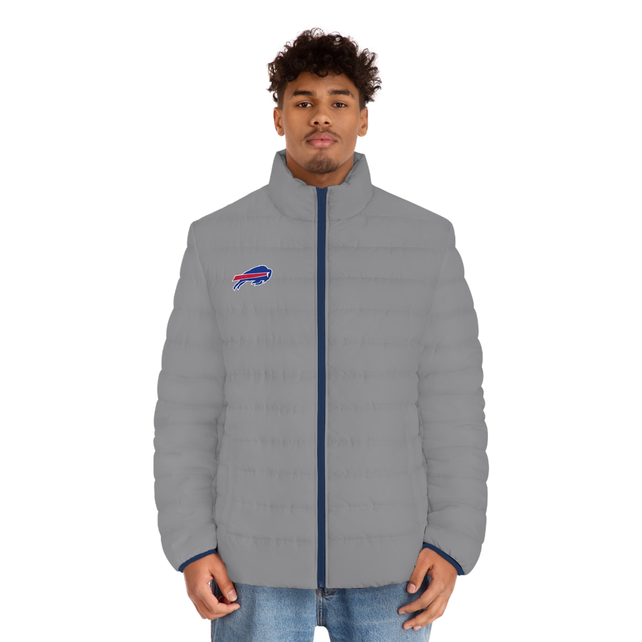 Men&#39;s Grey Buffalo Bills™ Puffer Jacket