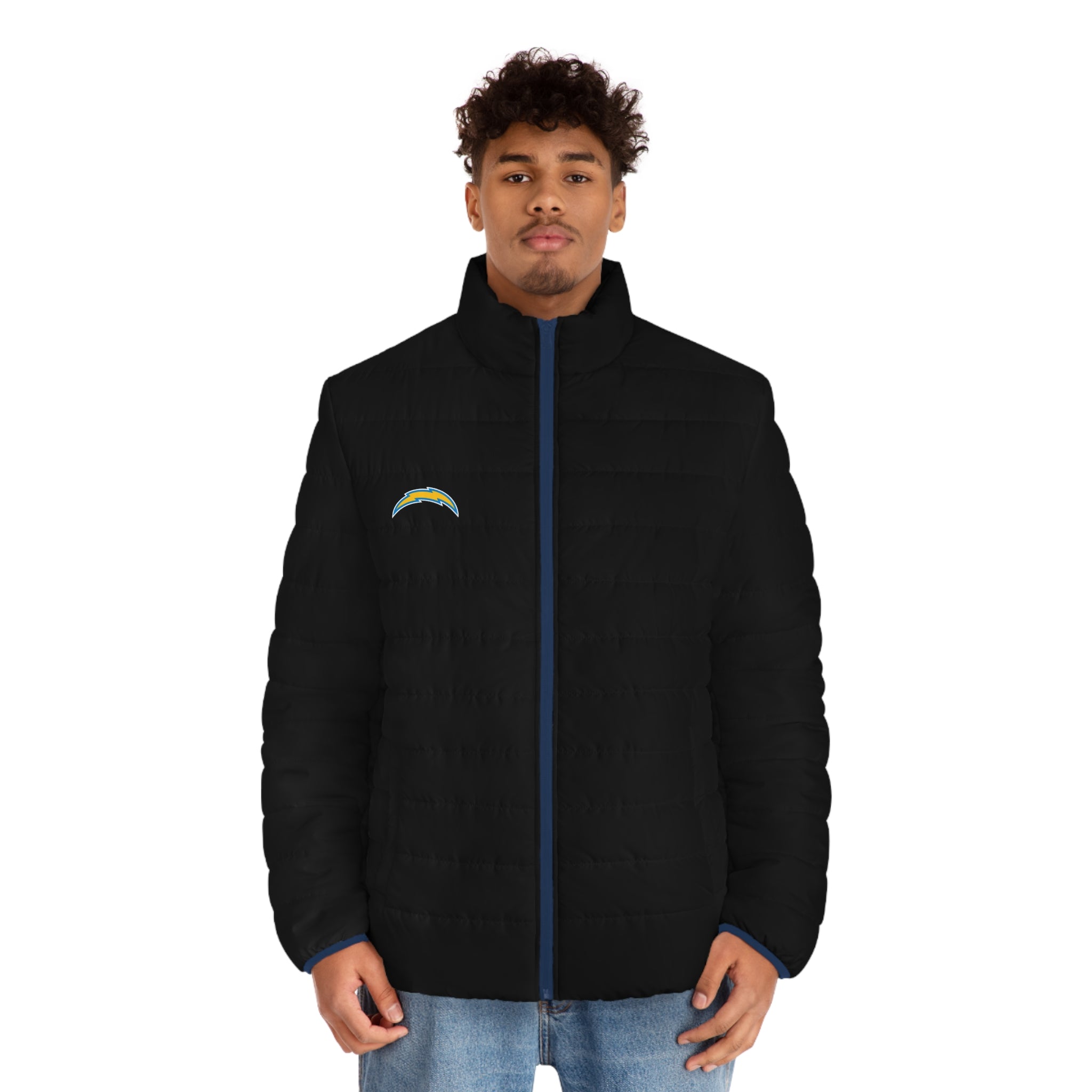 Men&#39;s Black Chargers™ Puffer Jacket