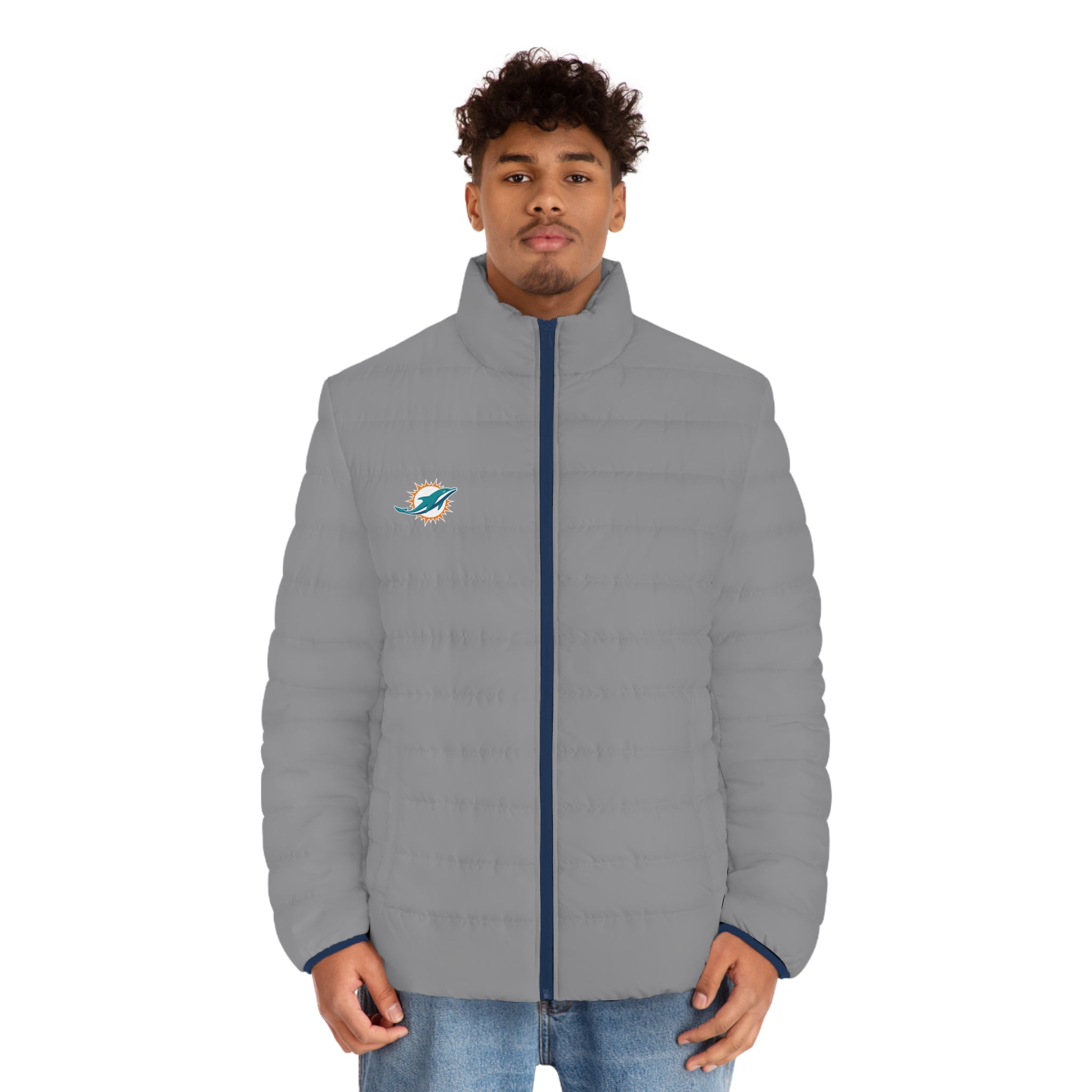 Men&#39;s Grey Dolphins™ Puffer Jacket